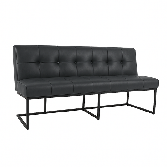 Bancheta piele  CABALLERO culoare ANTRACIT
