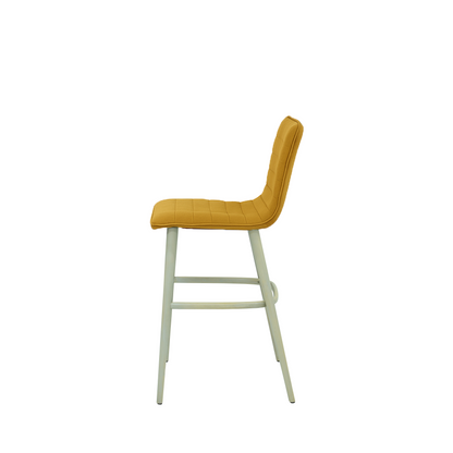 Scaun bar catifea GALBENA | model NIZZIE