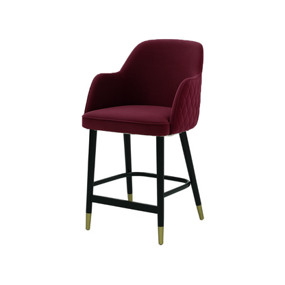 Scaun bar catifea VERDE | model PINO X