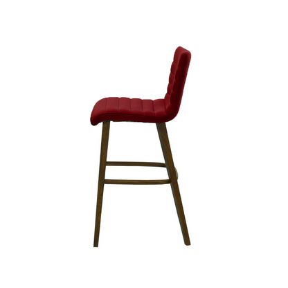 Scaun bar catifea | model RIGA