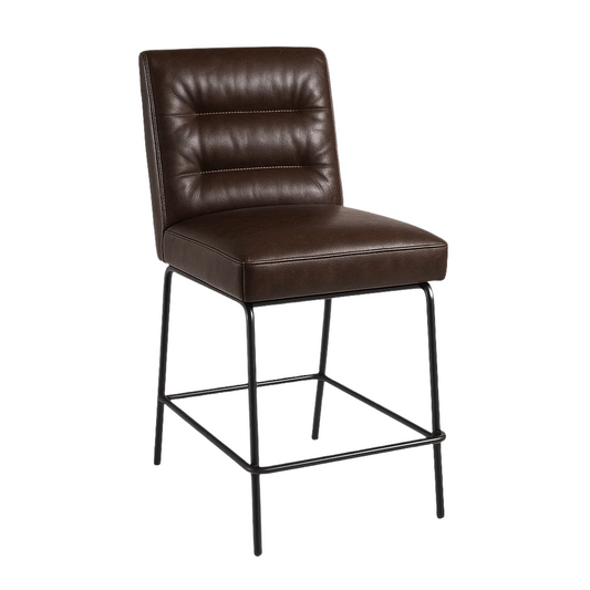 Scaun bar piele MARO INCHIS | model DAG