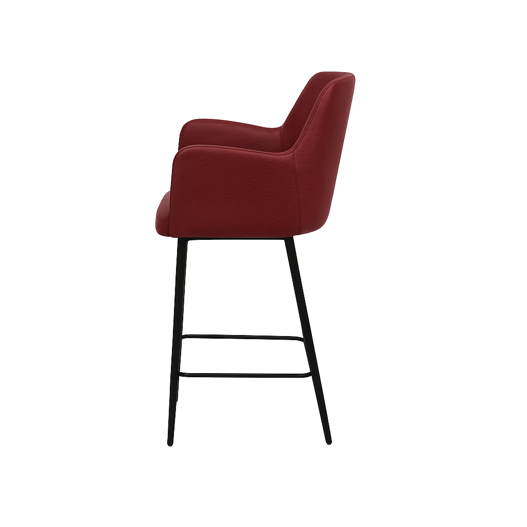 Scaun bar piele ALBASTRA | model SIGMA