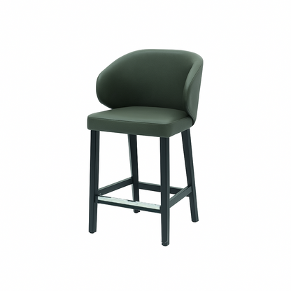 Scaun bar piele naturala GALBENA | model CAPRICE