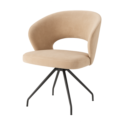 Scaun catifea BEJ | model ROSE