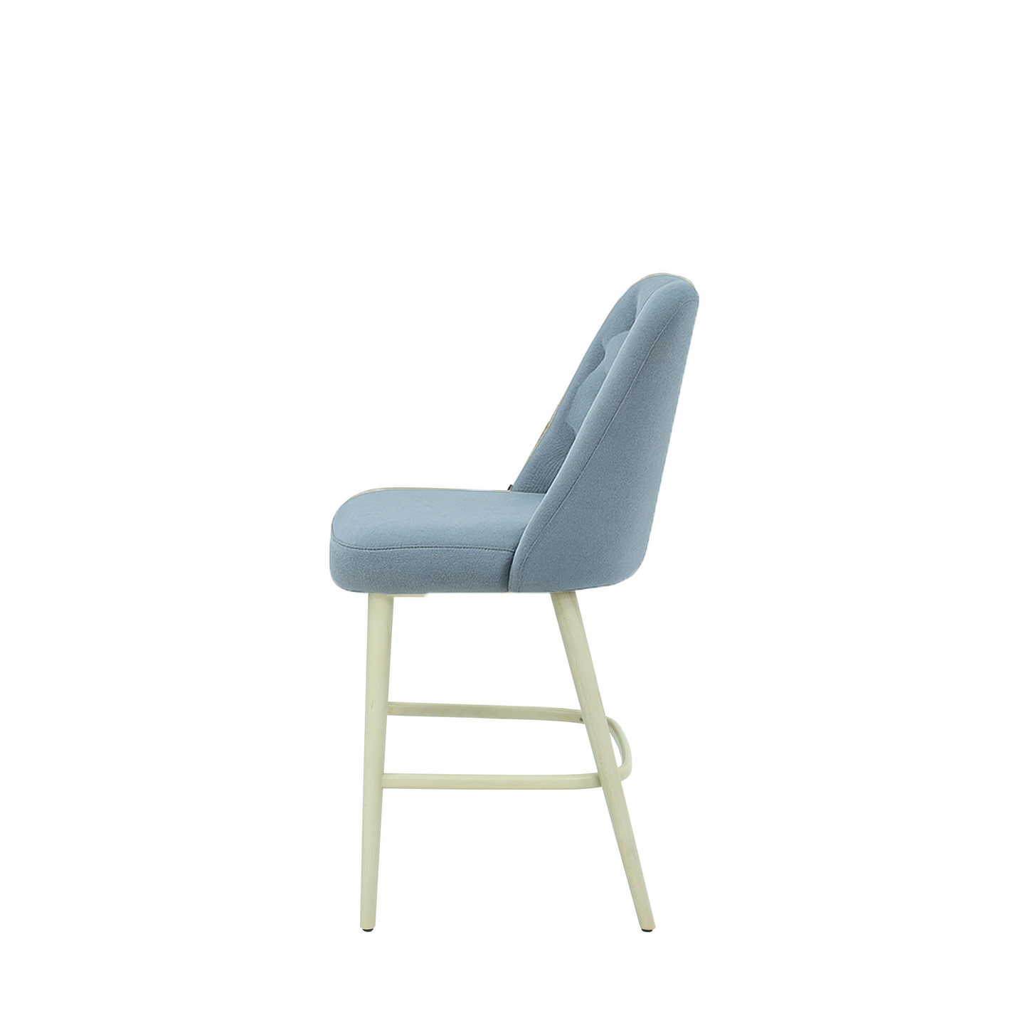 Scaun insula catifea ALBASTRA | model SCOT