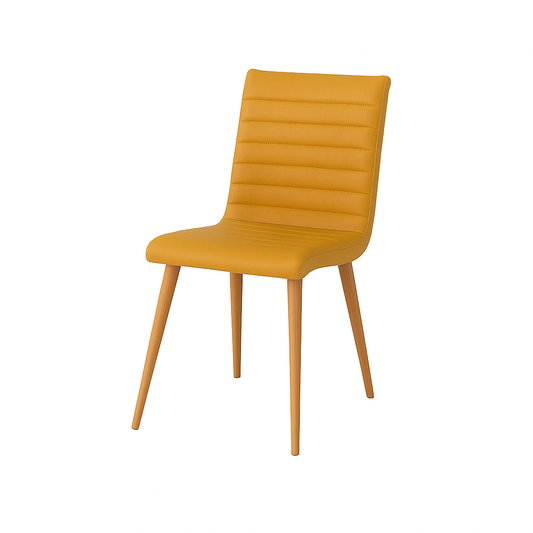Scaun piele GALBENA | model RIGA