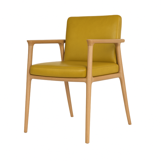 Scaun piele GALBENA | model GASPARO