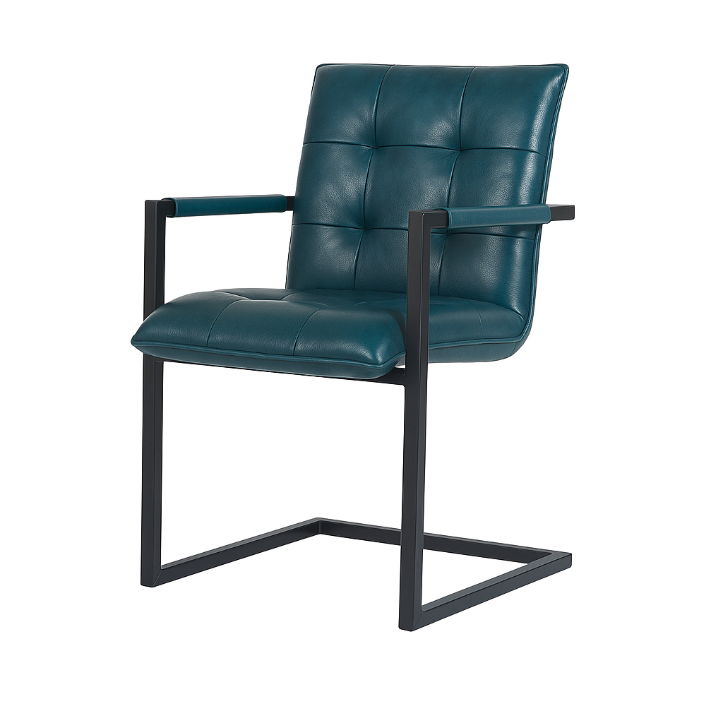 Scaun piele TURCOAZ | model MOCANU